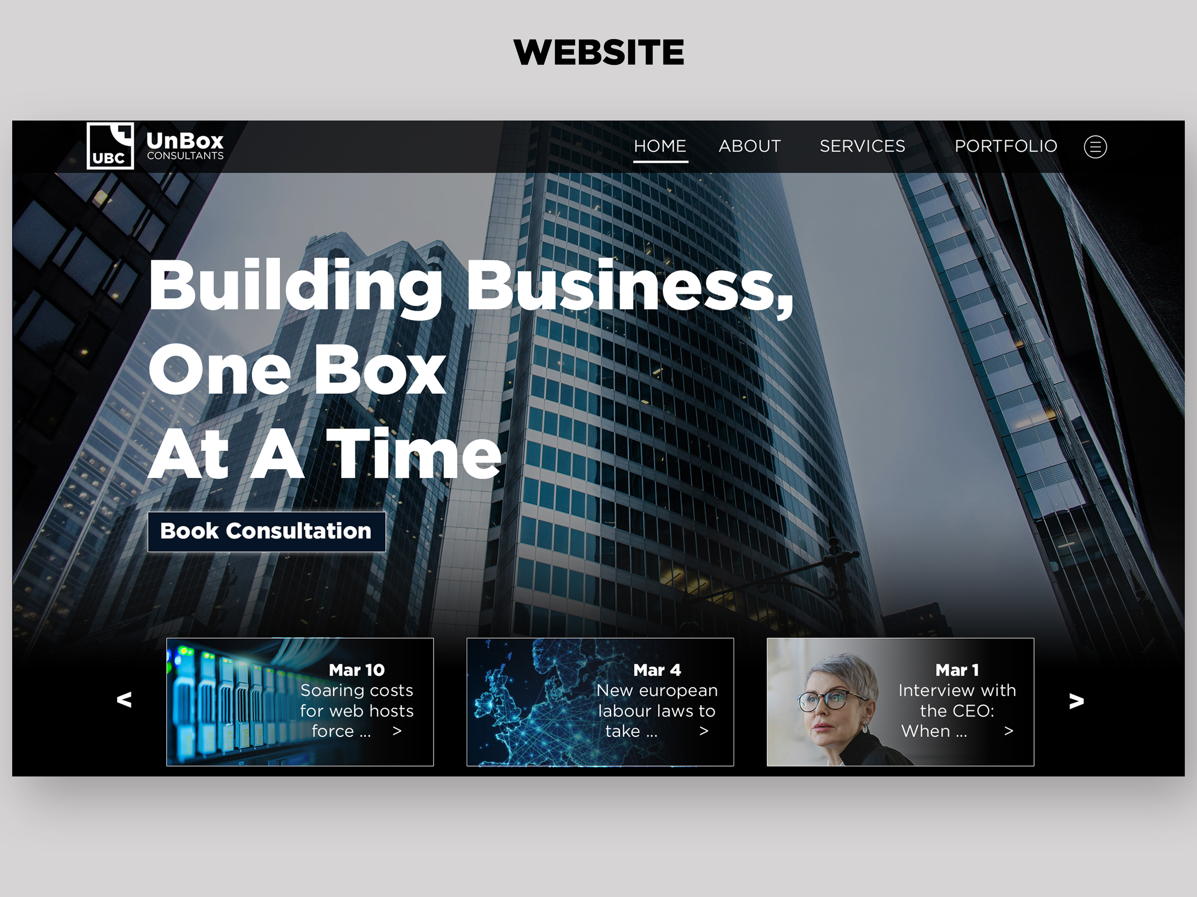 UnBox Consultants Website